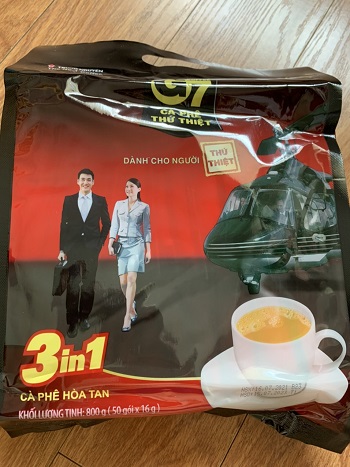 Cà phê Trung Nguyên G7 thứ thiệt ( túi 50 gói nhỏ)