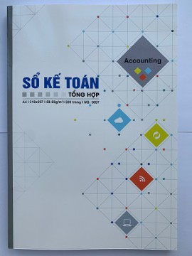 Sổ kế toán tổng hợp A4 320 trang